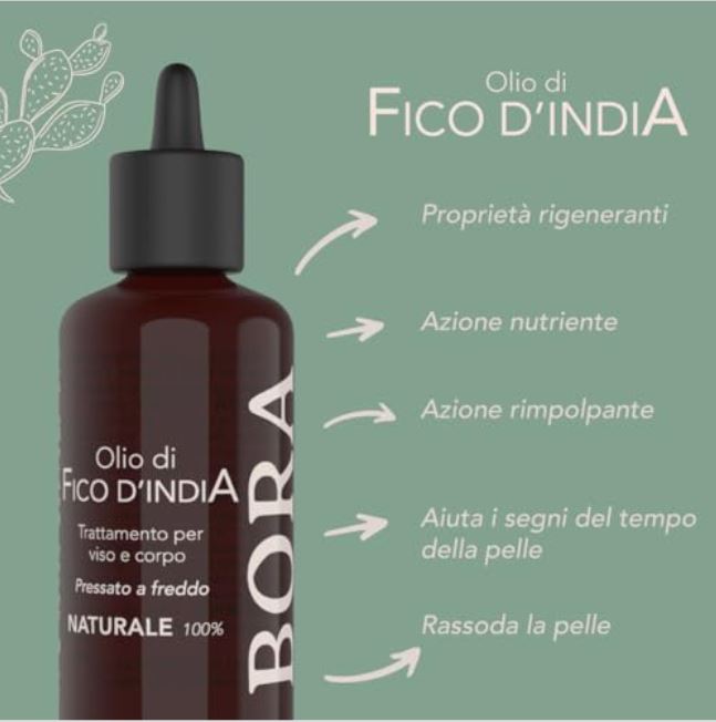 Olio di semi di Fico d'India naturale al 100%, 15 ml