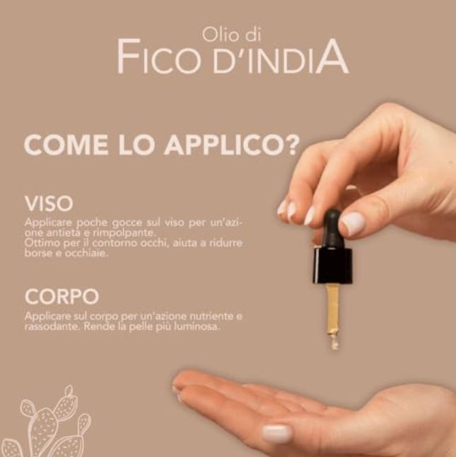 Olio di semi di Fico d'India naturale al 100%, 15 ml
