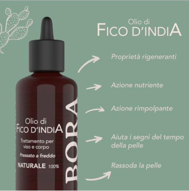 Olio di Fico d'India naturale al 100%, 15 ml